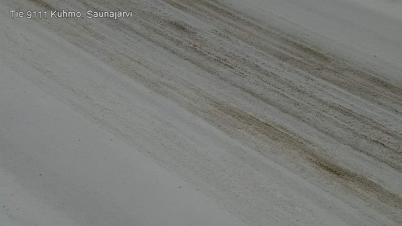 Weather Camera Image Road 9111 Kuhmo, Saunajärvi, Kuhmo, Kainuu