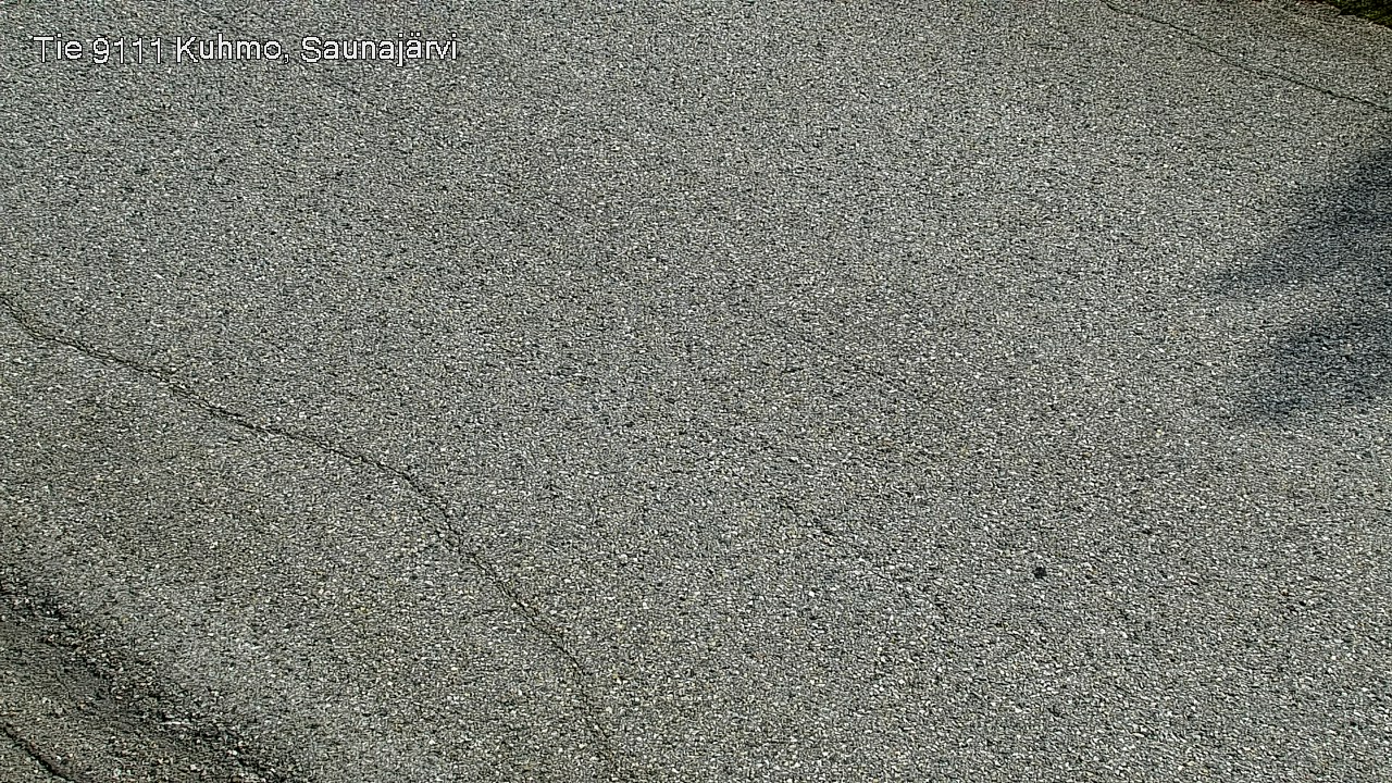 Weather Camera Image Väg 9111 Kuhmo, Saunajärvi, Kuhmo, Kainuu