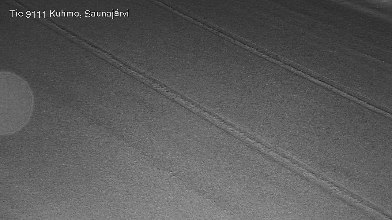 Weather Camera Image Road 9111 Kuhmo, Saunajärvi, Kuhmo, Kainuu