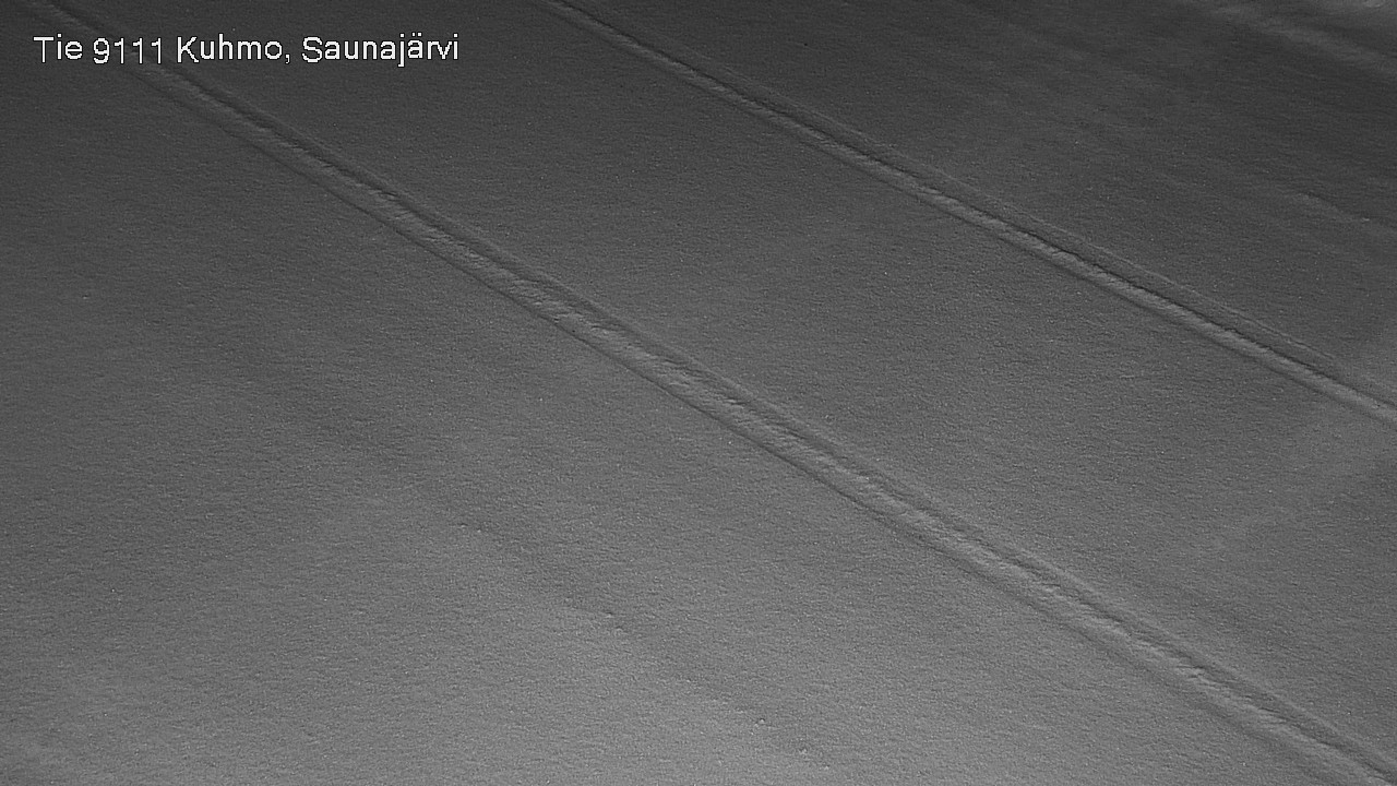 Weather Camera Image Road 9111 Kuhmo, Saunajärvi, Kuhmo, Kainuu
