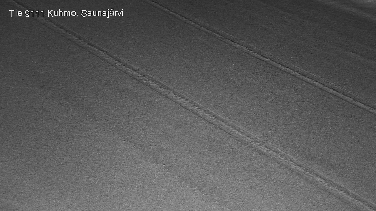 Weather Camera Image Road 9111 Kuhmo, Saunajärvi, Kuhmo, Kainuu