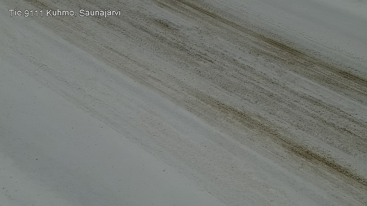 Weather Camera Image Road 9111 Kuhmo, Saunajärvi, Kuhmo, Kainuu