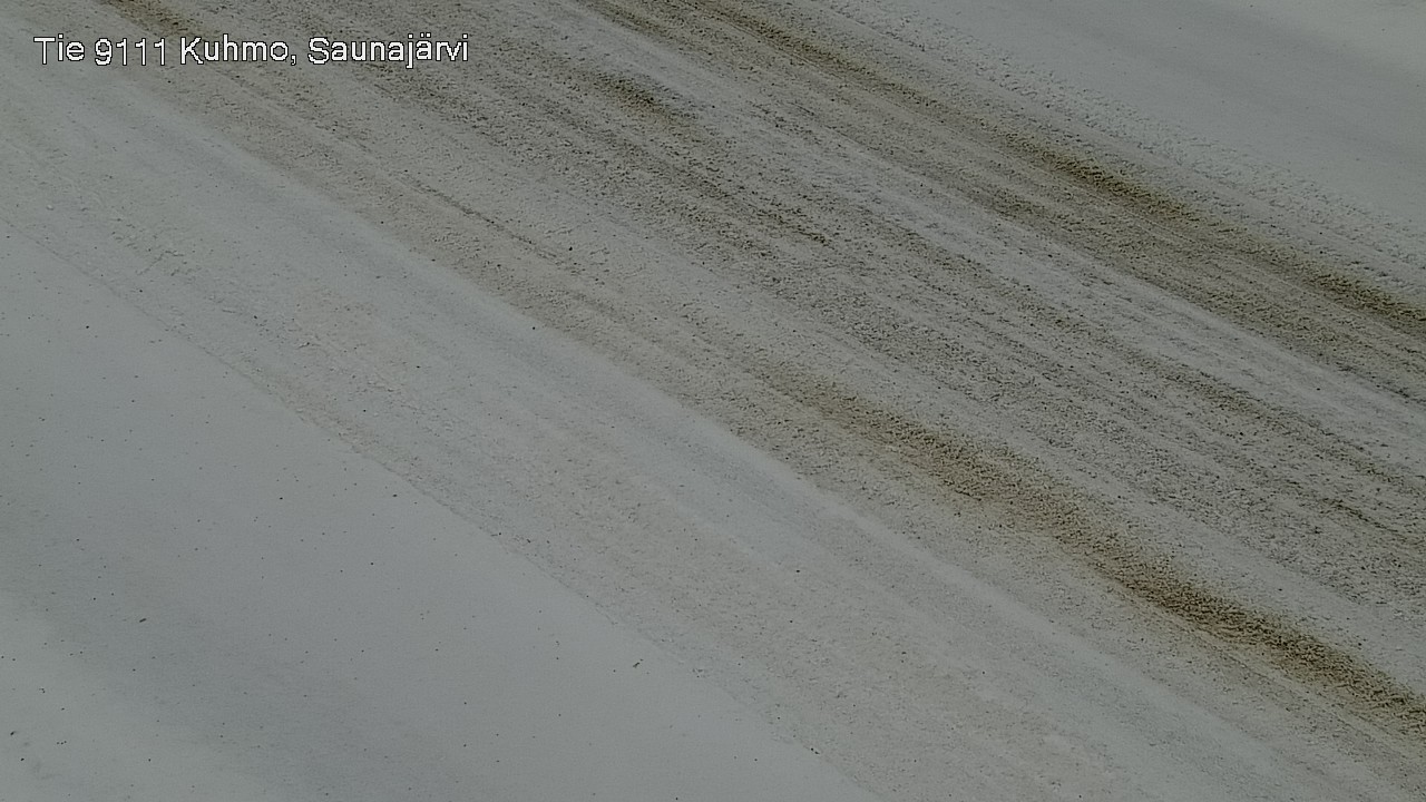 Weather Camera Image Road 9111 Kuhmo, Saunajärvi, Kuhmo, Kainuu