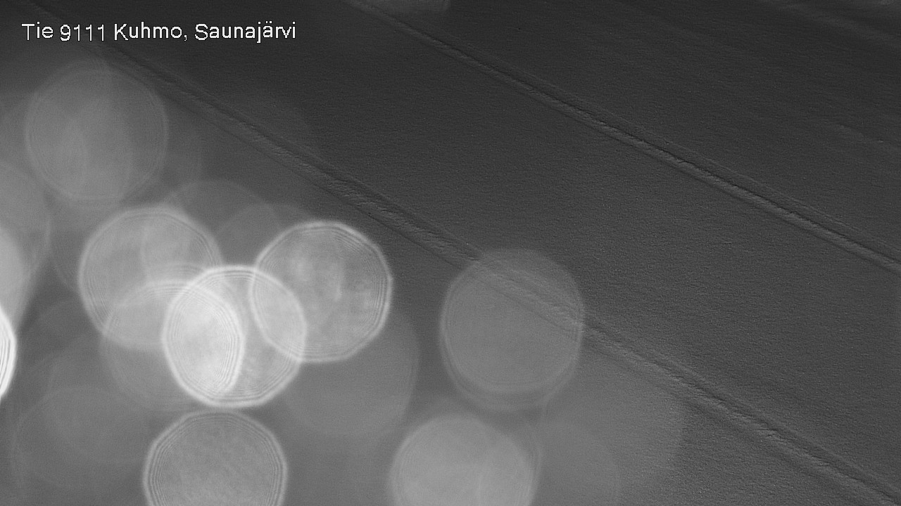 Weather Camera Image Road 9111 Kuhmo, Saunajärvi, Kuhmo, Kainuu