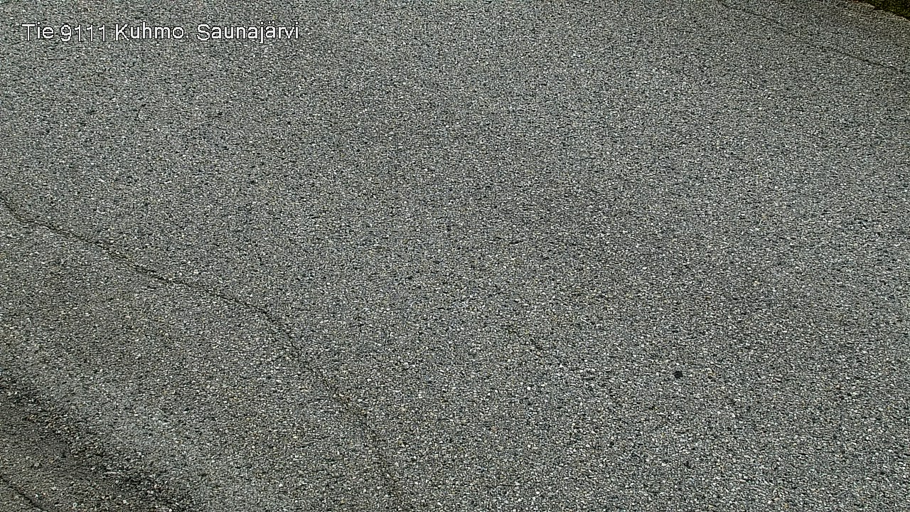 Weather Camera Image Väg 9111 Kuhmo, Saunajärvi, Kuhmo, Kainuu