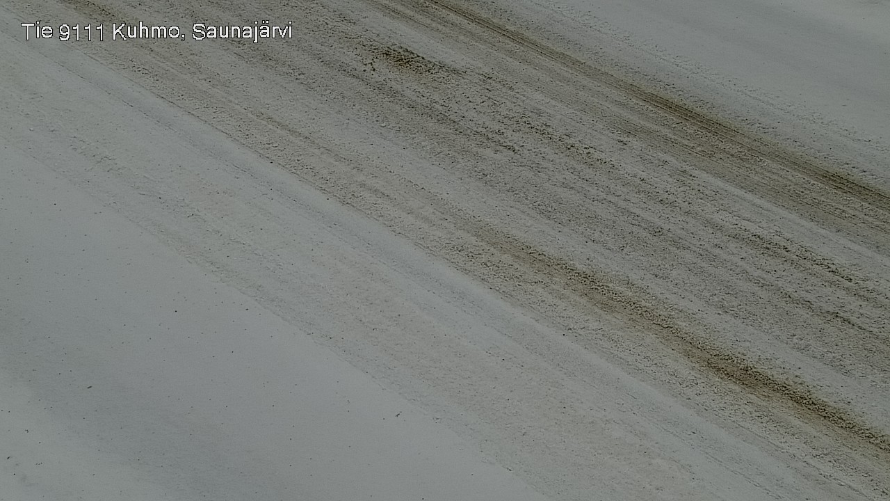 Weather Camera Image Road 9111 Kuhmo, Saunajärvi, Kuhmo, Kainuu