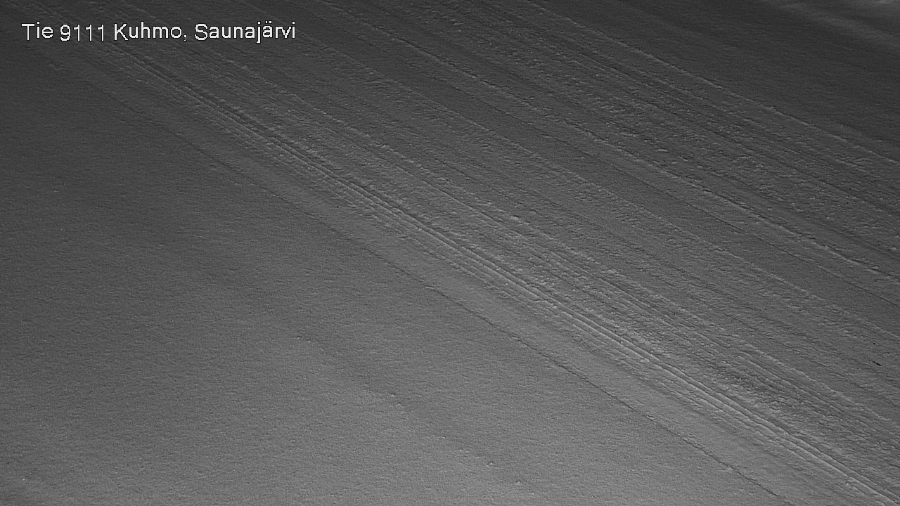 Weather Camera Image Road 9111 Kuhmo, Saunajärvi, Kuhmo, Kainuu