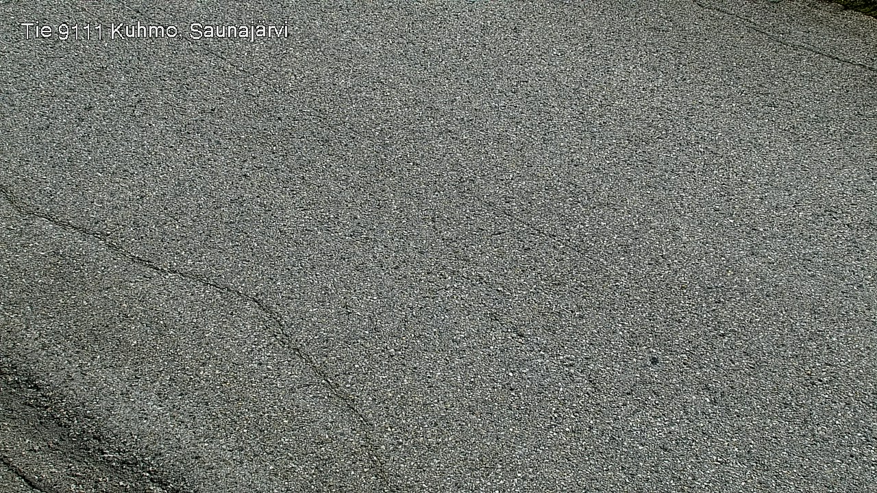 Weather Camera Image Väg 9111 Kuhmo, Saunajärvi, Kuhmo, Kainuu