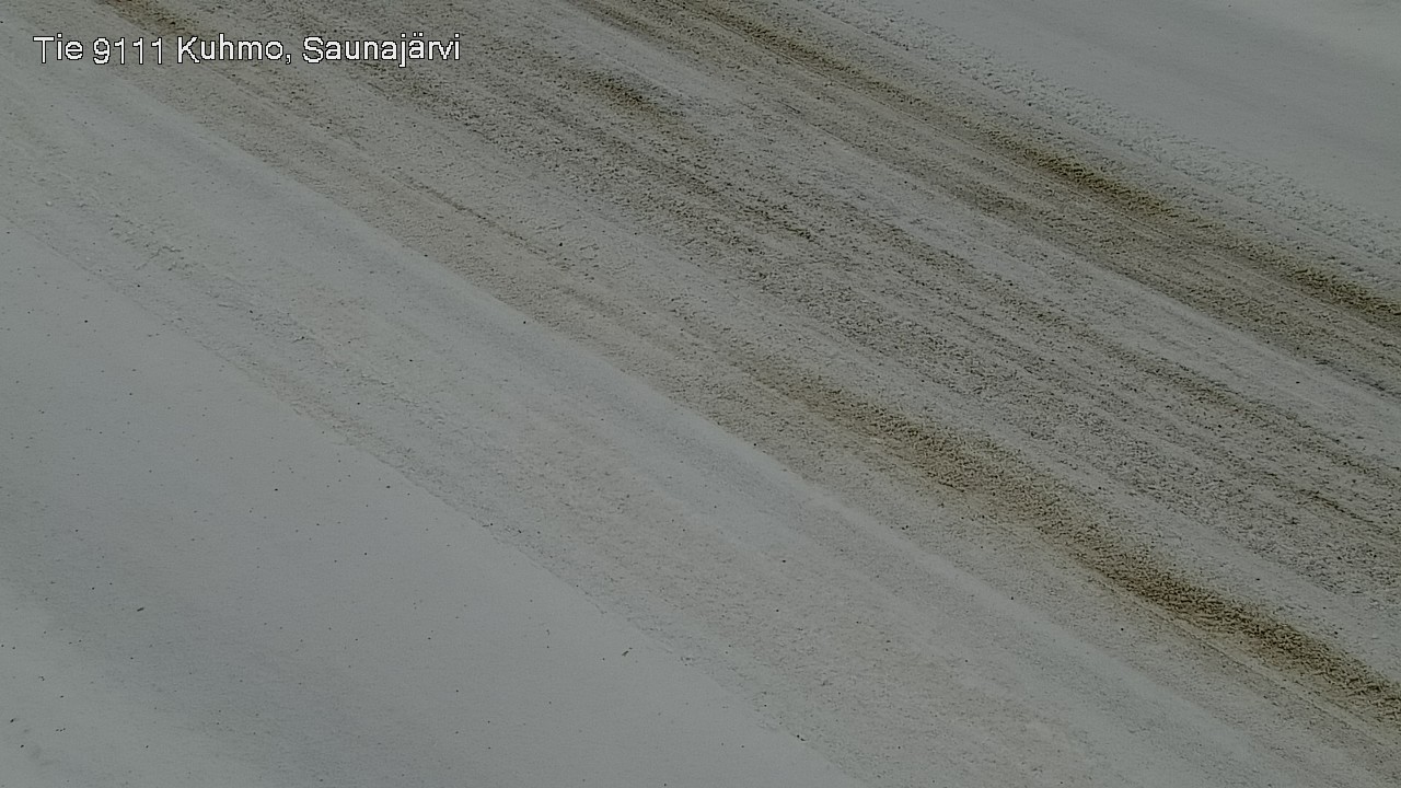 Weather Camera Image Road 9111 Kuhmo, Saunajärvi, Kuhmo, Kainuu