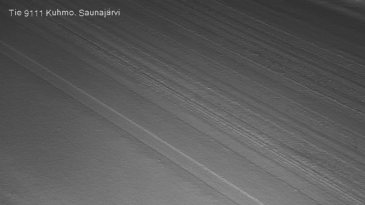 Weather Camera Image Road 9111 Kuhmo, Saunajärvi, Kuhmo, Kainuu