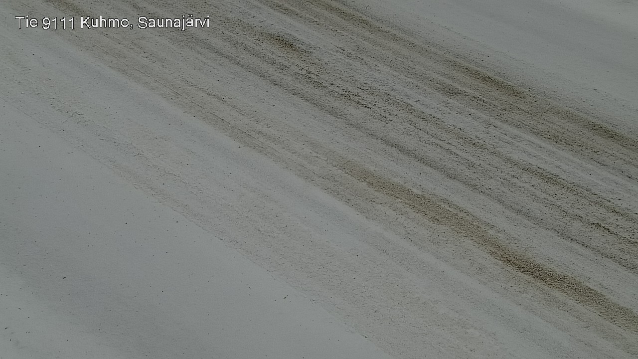 Weather Camera Image Road 9111 Kuhmo, Saunajärvi, Kuhmo, Kainuu