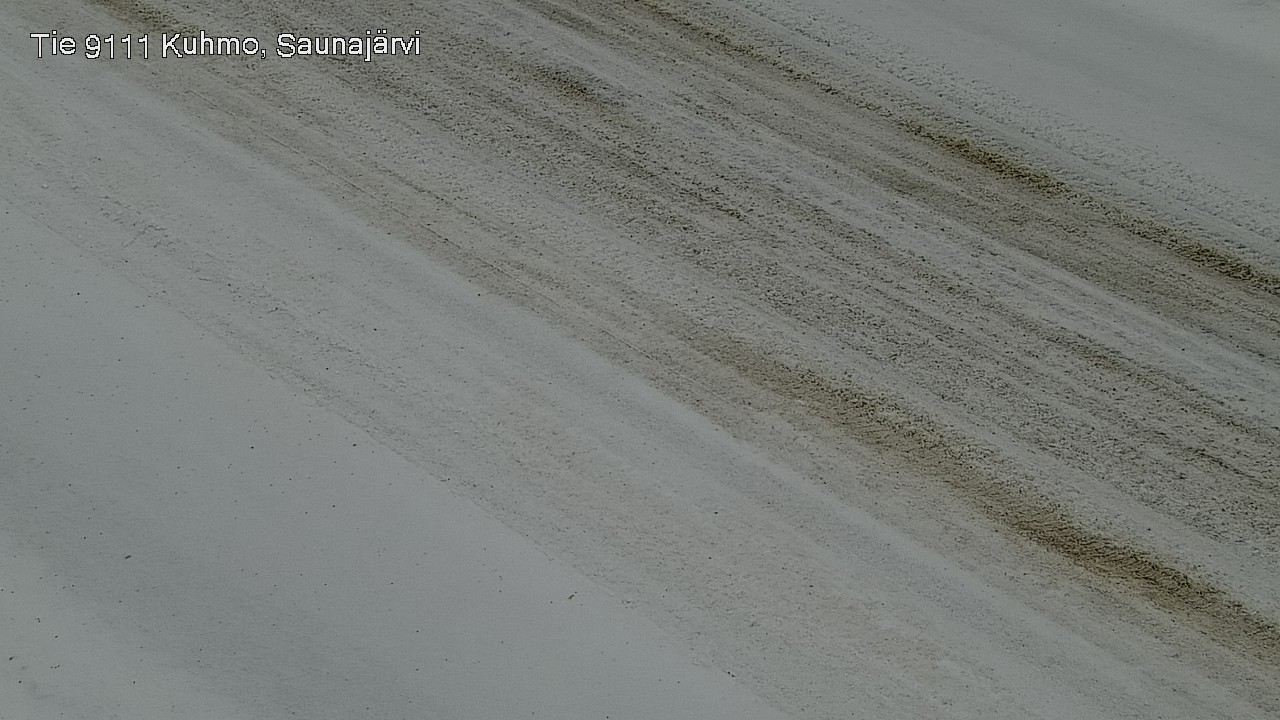 Weather Camera Image Road 9111 Kuhmo, Saunajärvi, Kuhmo, Kainuu