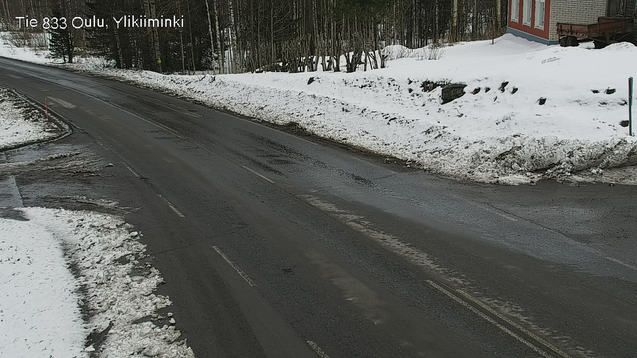 Weather Camera Image Road  833 Oulu, Vesala, Oulu, Pohjois-Pohjanmaa