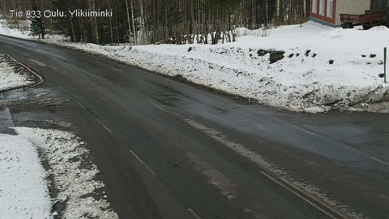 Weather Camera Image Road  833 Oulu, Vesala, Oulu, Pohjois-Pohjanmaa