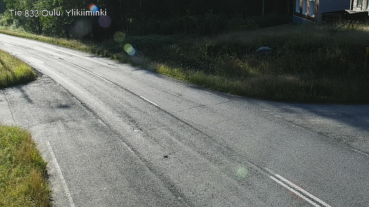 Weather Camera Image Road  833 Oulu, Vesala, Oulu, Pohjois-Pohjanmaa