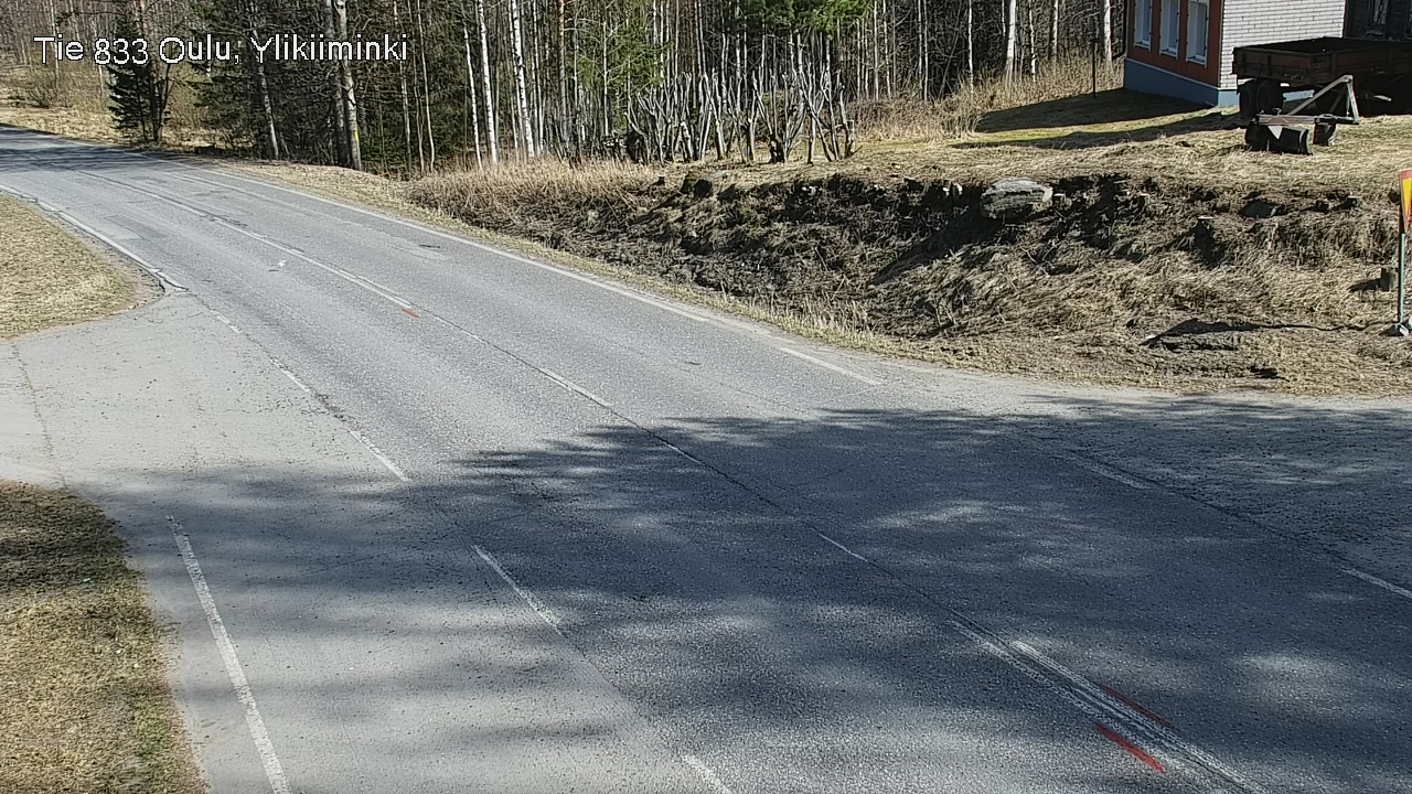Weather Camera Image Road  833 Oulu, Vesala, Oulu, Pohjois-Pohjanmaa