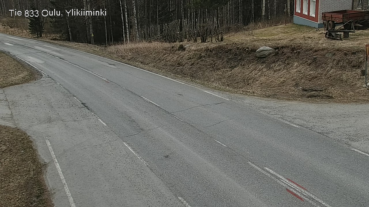 Weather Camera Image Väg  833 Oulu, Vesala, Oulu, Pohjois-Pohjanmaa