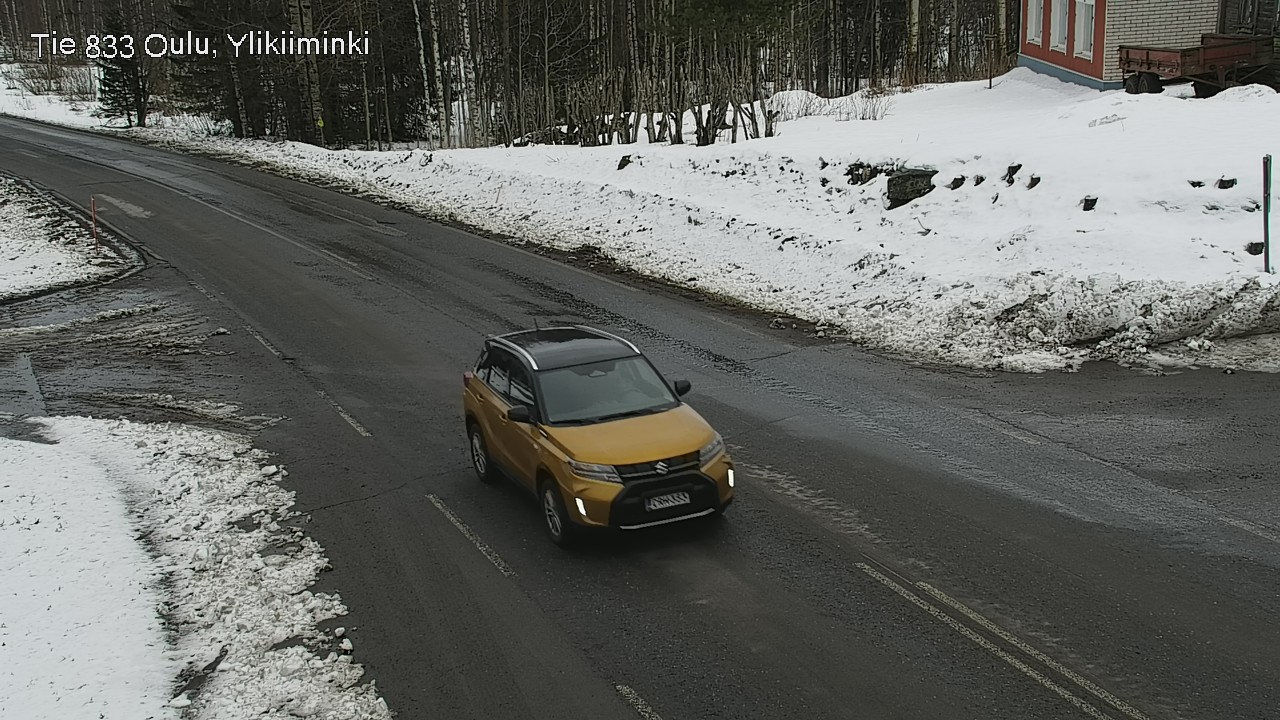 Weather Camera Image Road  833 Oulu, Vesala, Oulu, Pohjois-Pohjanmaa