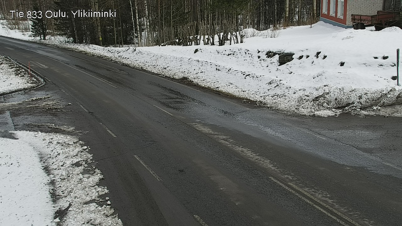 Weather Camera Image Road  833 Oulu, Vesala, Oulu, Pohjois-Pohjanmaa