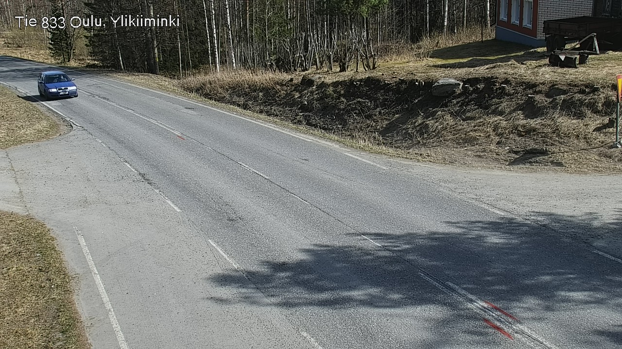 Weather Camera Image Road  833 Oulu, Vesala, Oulu, Pohjois-Pohjanmaa