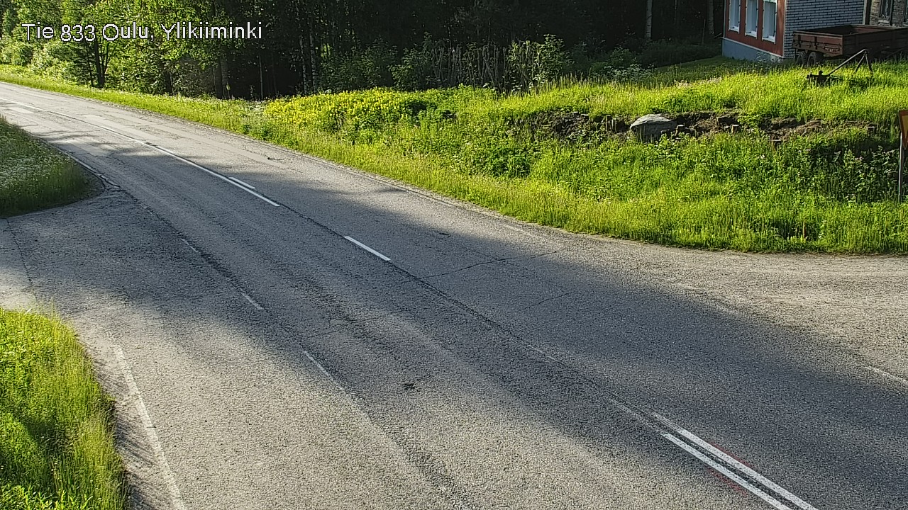 Weather Camera Image Väg  833 Oulu, Vesala, Oulu, Pohjois-Pohjanmaa