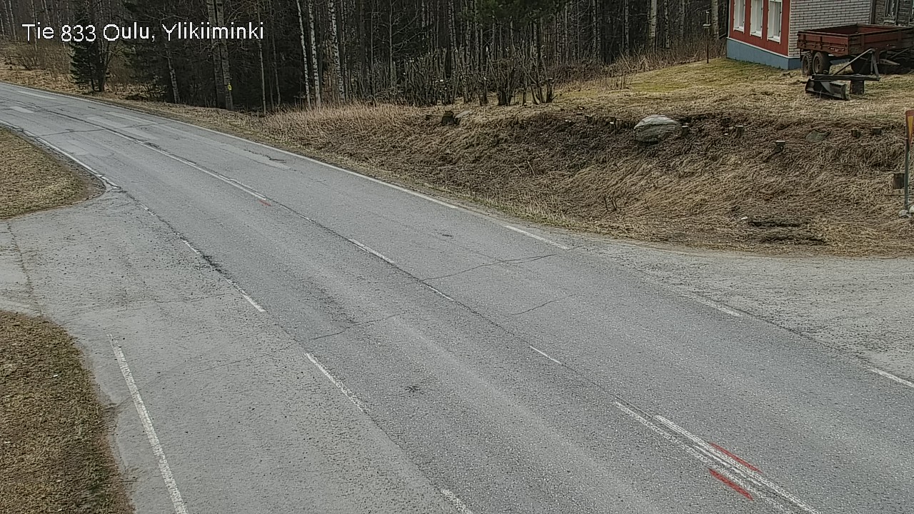 Weather Camera Image Road  833 Oulu, Vesala, Oulu, Pohjois-Pohjanmaa