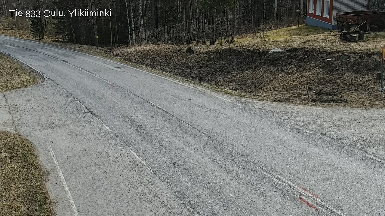 Weather Camera Image Road  833 Oulu, Vesala, Oulu, Pohjois-Pohjanmaa
