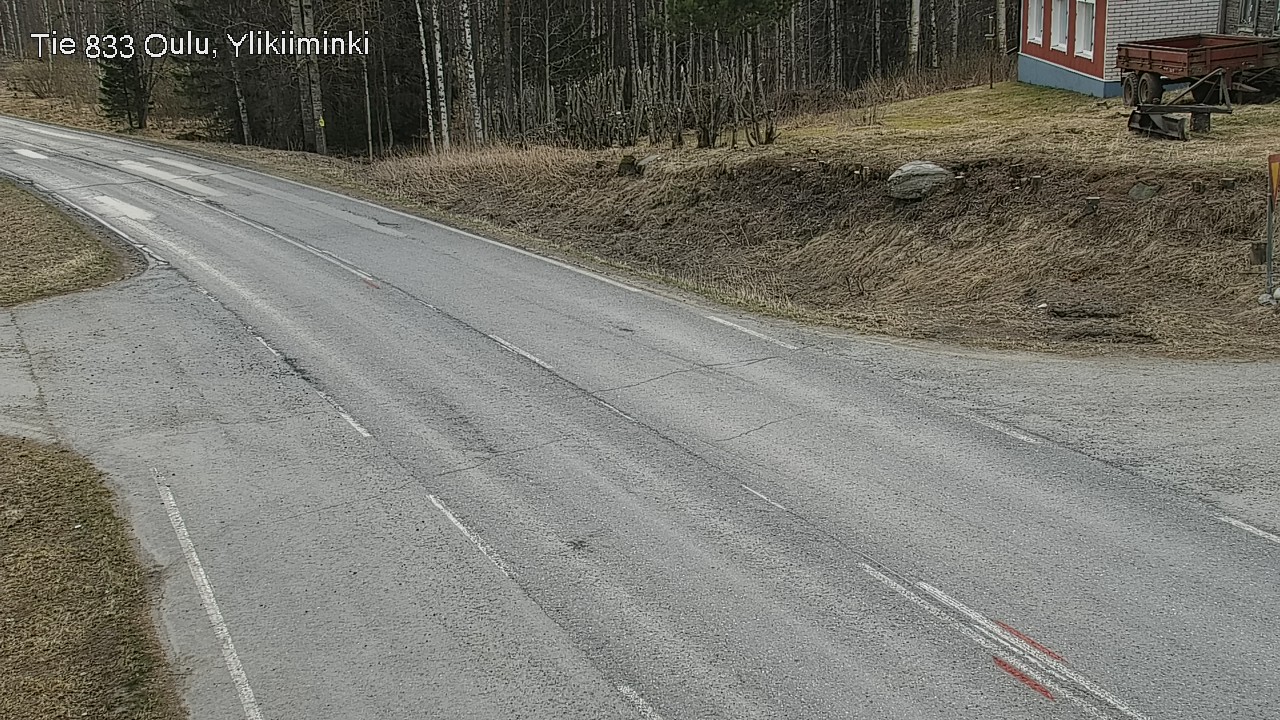 Weather Camera Image Road  833 Oulu, Vesala, Oulu, Pohjois-Pohjanmaa