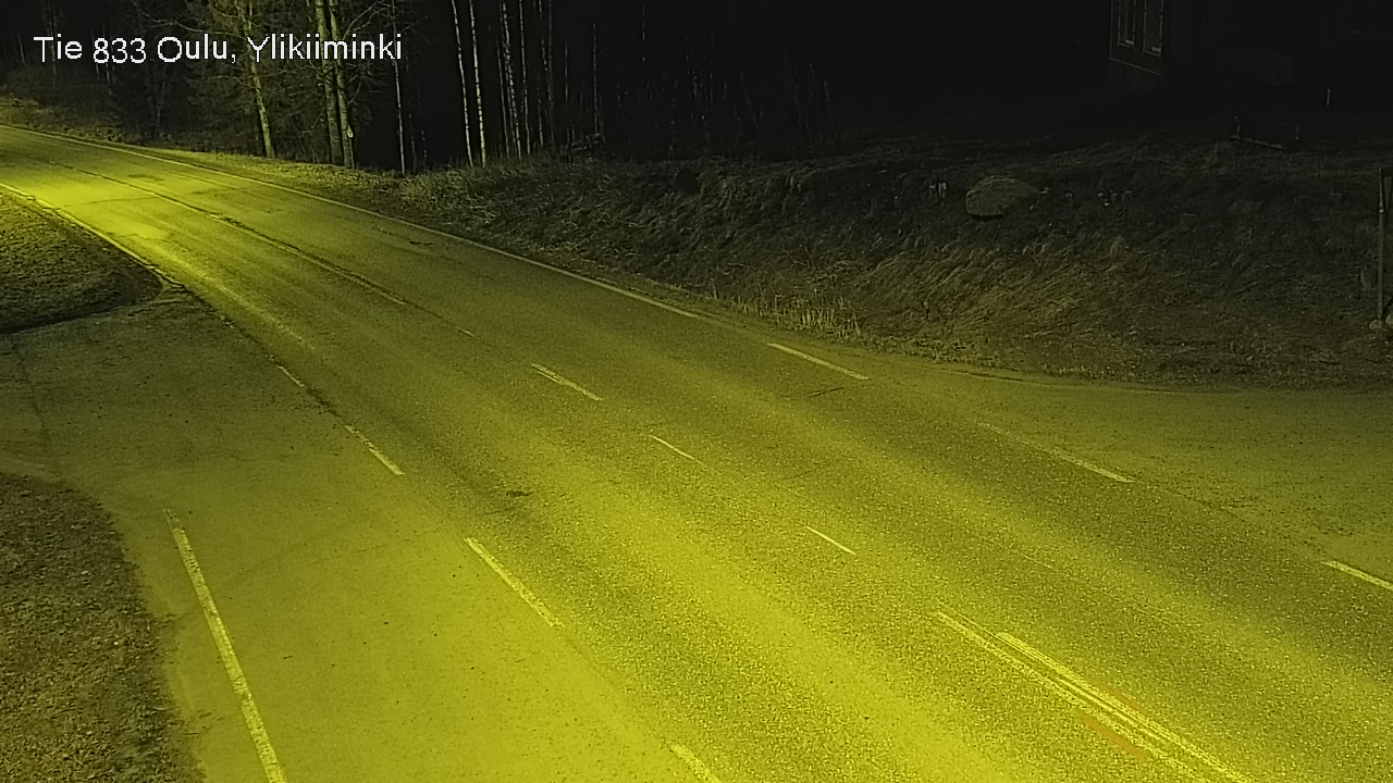 Kelikamerat Kuva Tie 833 Oulu, Vesala, Oulu, Pohjois-Pohjanmaa
