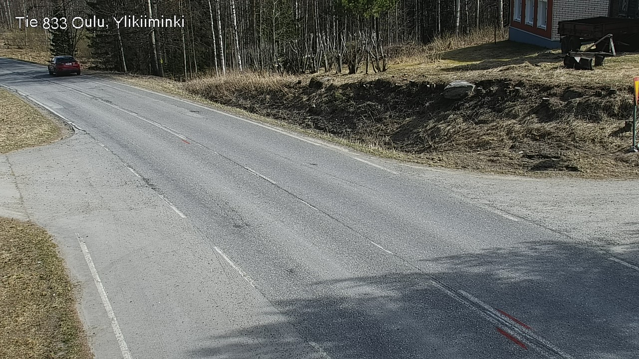 Weather Camera Image Road  833 Oulu, Vesala, Oulu, Pohjois-Pohjanmaa