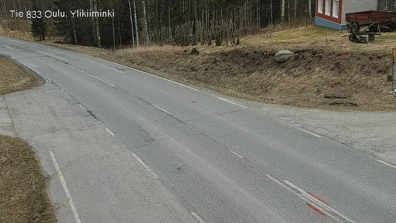 Weather Camera Image Road  833 Oulu, Vesala, Oulu, Pohjois-Pohjanmaa