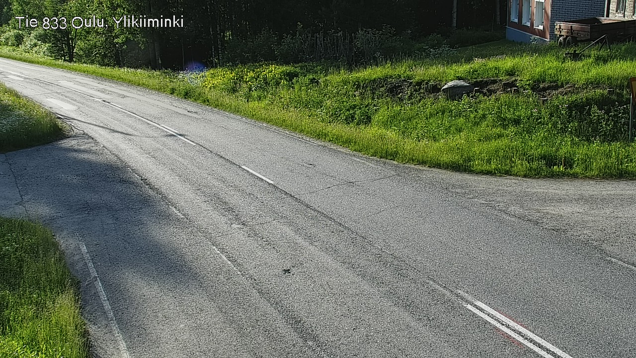 Weather Camera Image Väg  833 Oulu, Vesala, Oulu, Pohjois-Pohjanmaa