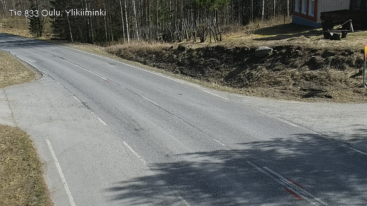 Weather Camera Image Road  833 Oulu, Vesala, Oulu, Pohjois-Pohjanmaa