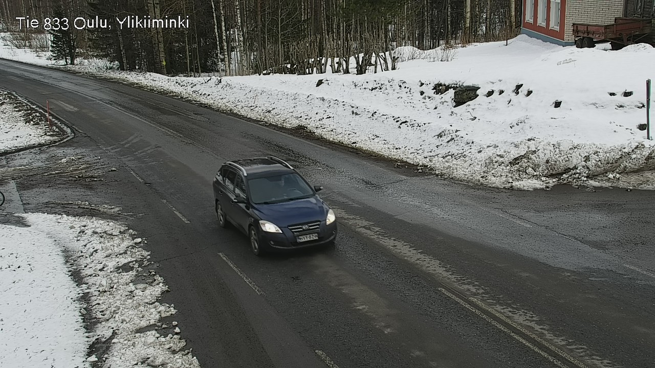 Weather Camera Image Road  833 Oulu, Vesala, Oulu, Pohjois-Pohjanmaa
