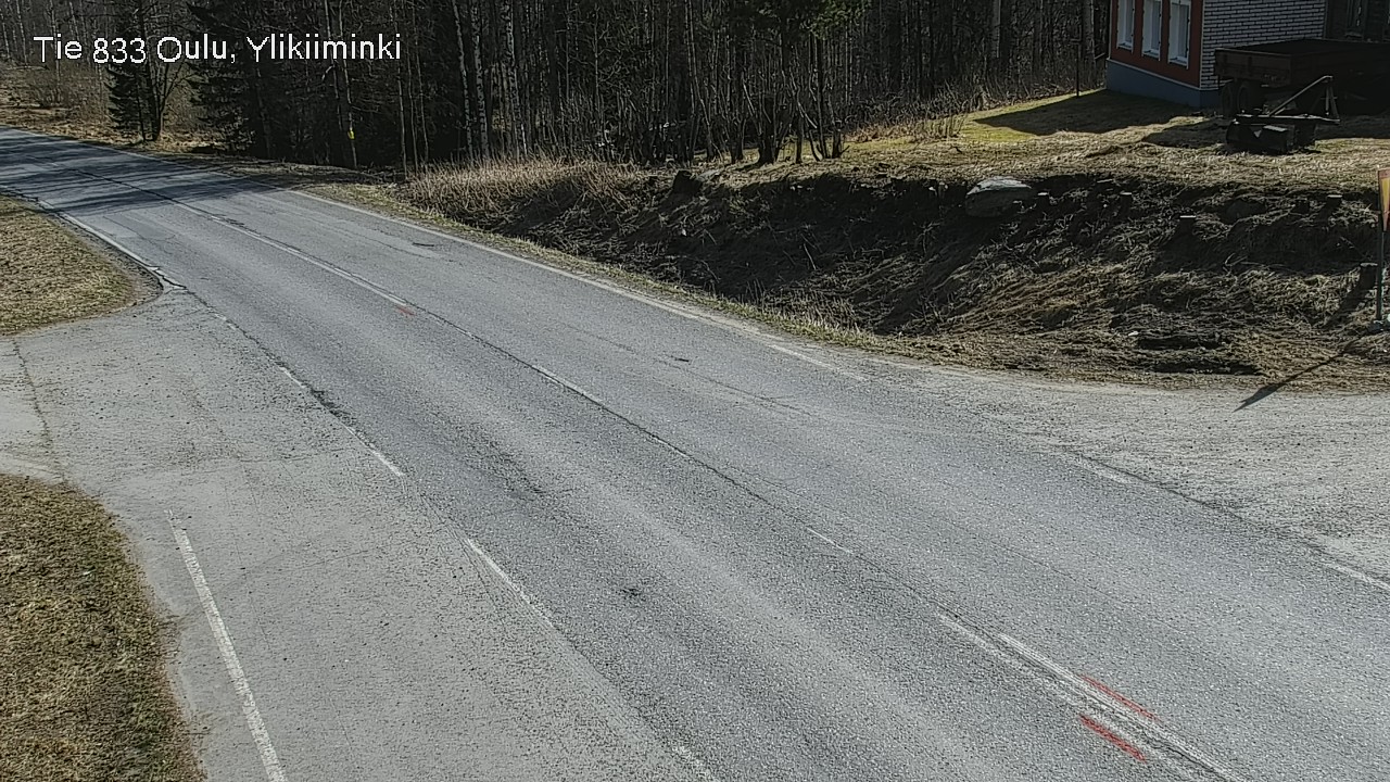 Weather Camera Image Road  833 Oulu, Vesala, Oulu, Pohjois-Pohjanmaa