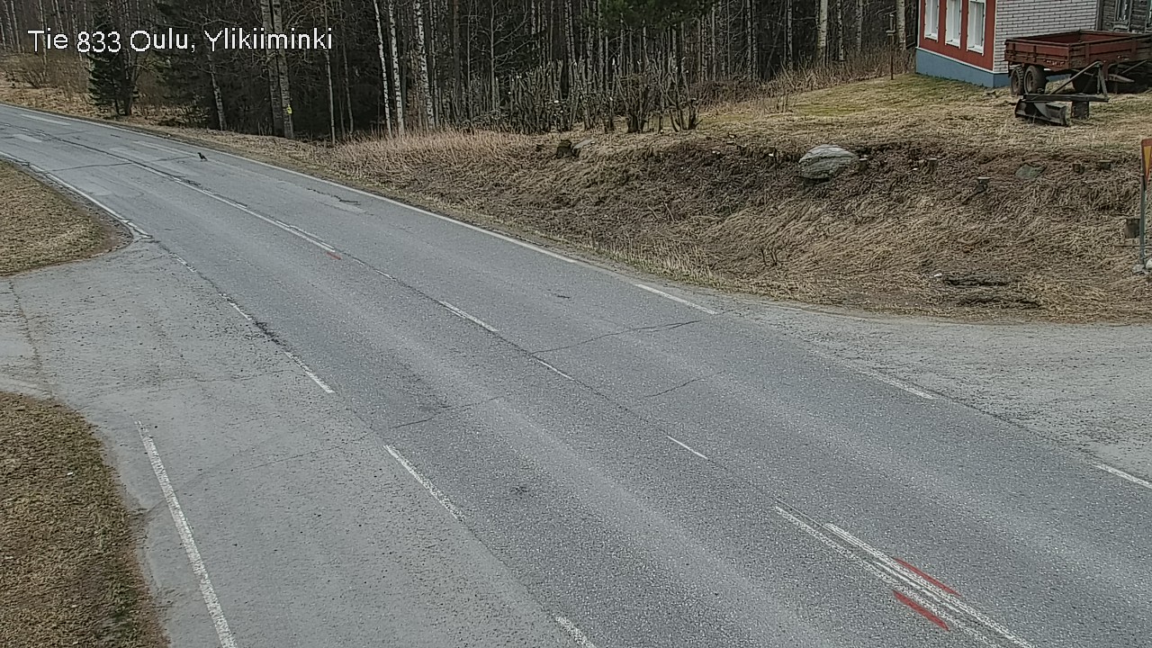 Weather Camera Image Väg  833 Oulu, Vesala, Oulu, Pohjois-Pohjanmaa