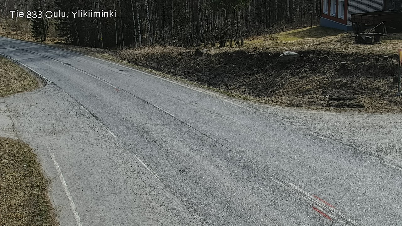 Weather Camera Image Road  833 Oulu, Vesala, Oulu, Pohjois-Pohjanmaa