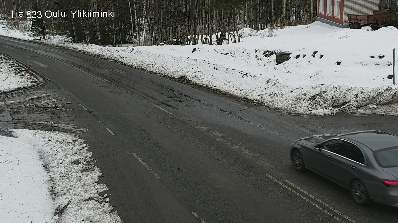 Weather Camera Image Road  833 Oulu, Vesala, Oulu, Pohjois-Pohjanmaa