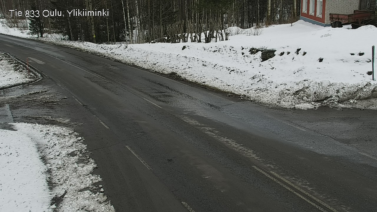 Weather Camera Image Road  833 Oulu, Vesala, Oulu, Pohjois-Pohjanmaa