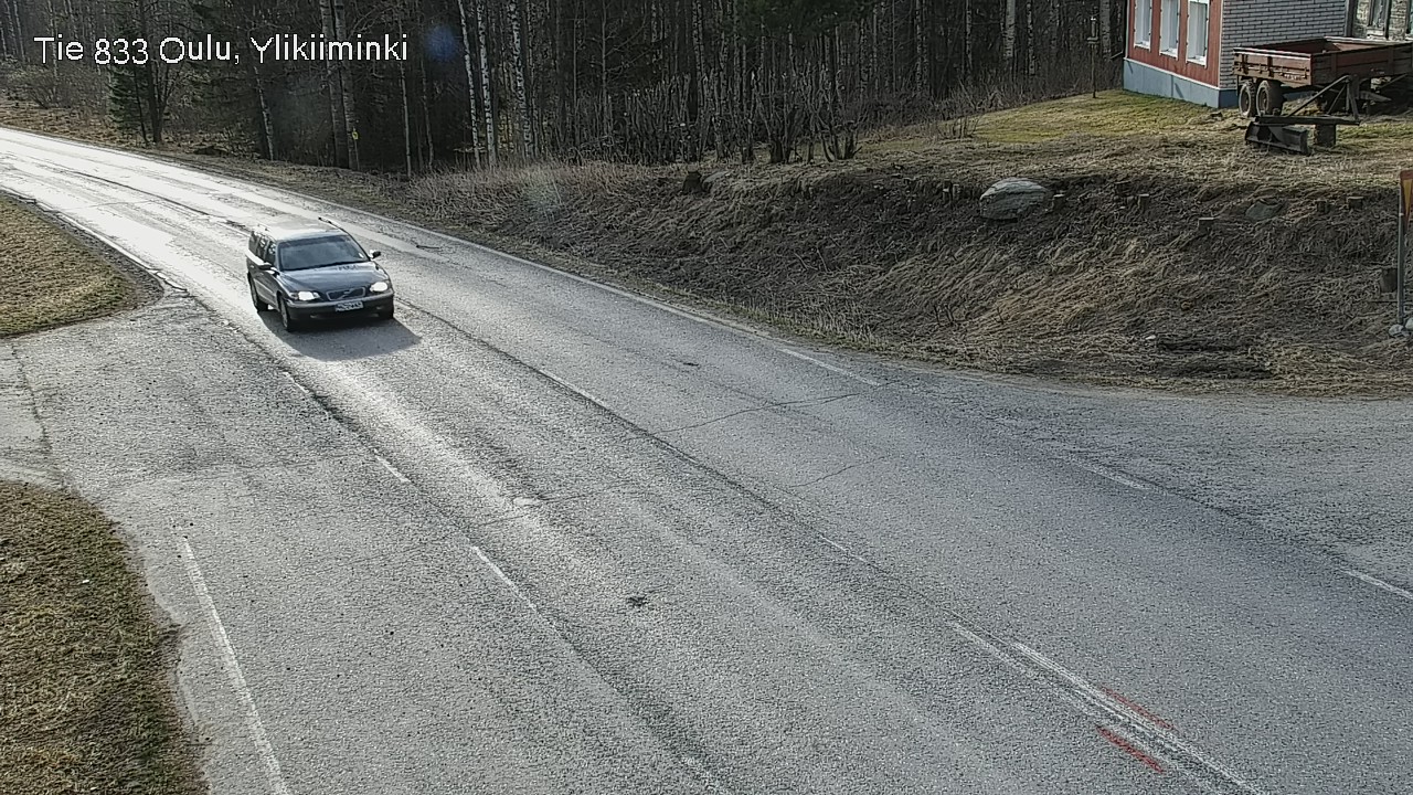 Weather Camera Image Road  833 Oulu, Vesala, Oulu, Pohjois-Pohjanmaa
