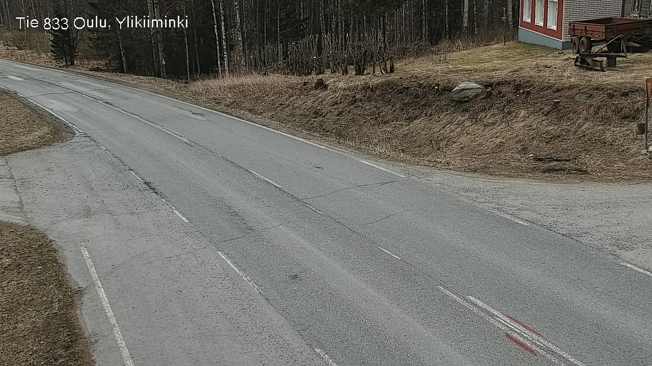 Weather Camera Image Väg  833 Oulu, Vesala, Oulu, Pohjois-Pohjanmaa