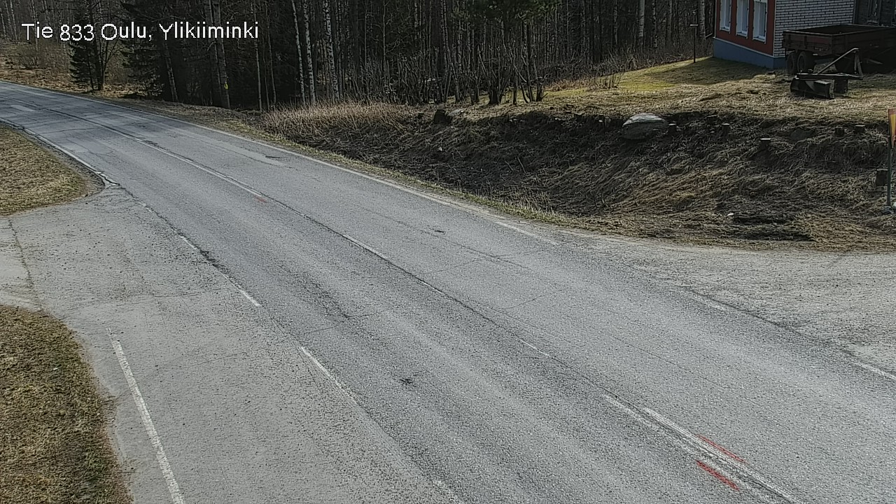 Weather Camera Image Road  833 Oulu, Vesala, Oulu, Pohjois-Pohjanmaa