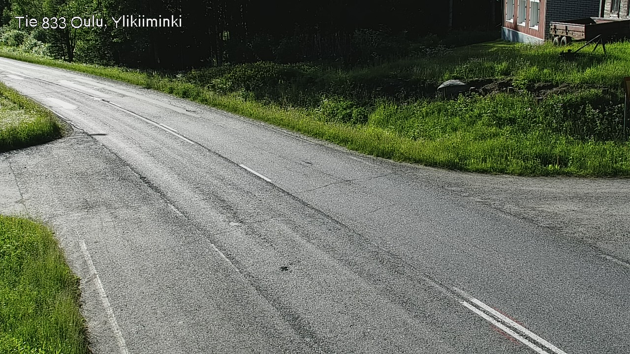 Weather Camera Image Väg  833 Oulu, Vesala, Oulu, Pohjois-Pohjanmaa