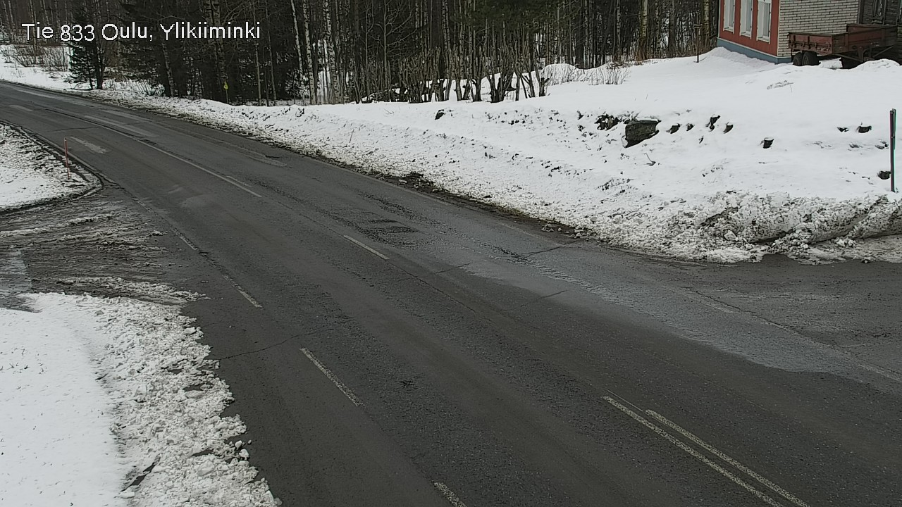Weather Camera Image Road  833 Oulu, Vesala, Oulu, Pohjois-Pohjanmaa