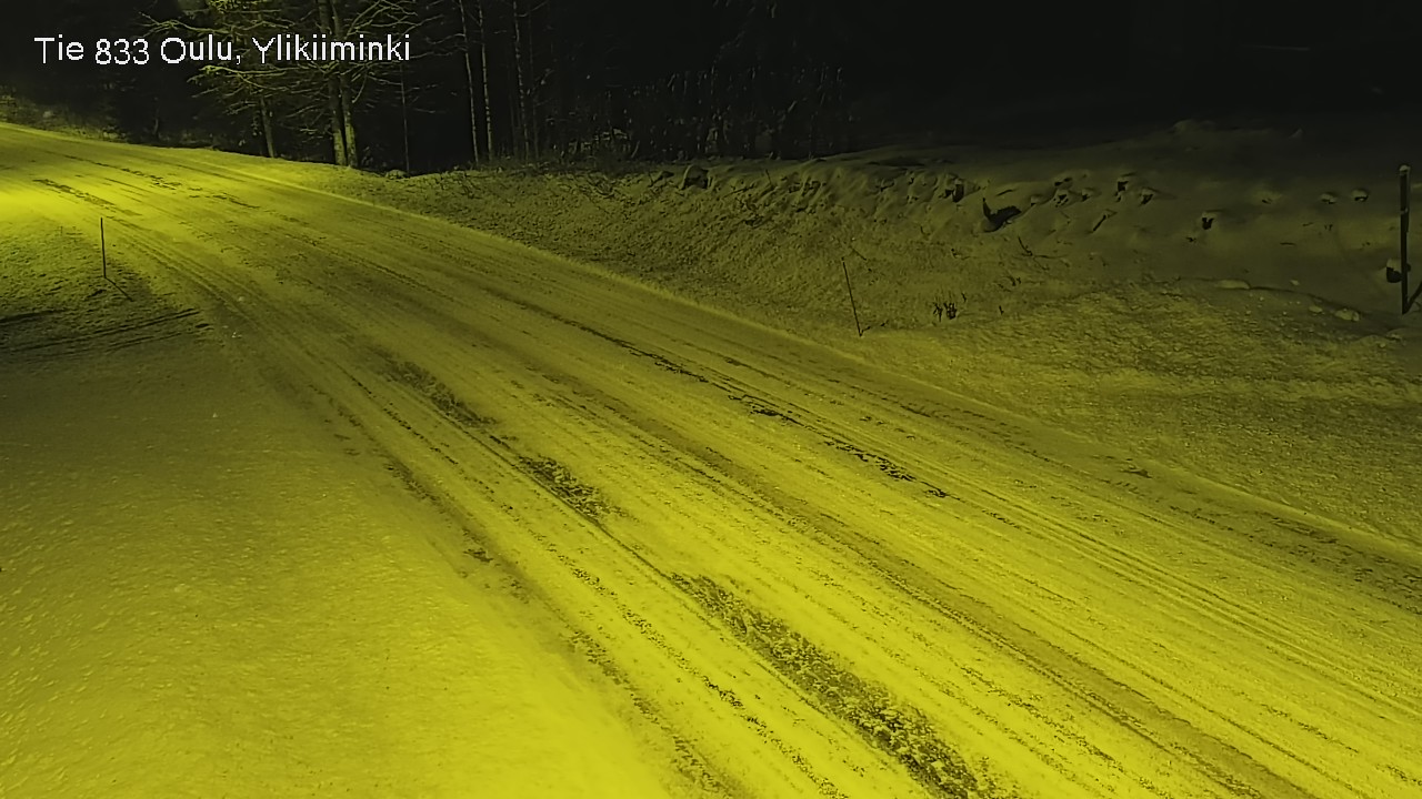 Kelikamerat Kuva Tie 833 Oulu, Vesala, Oulu, Pohjois-Pohjanmaa