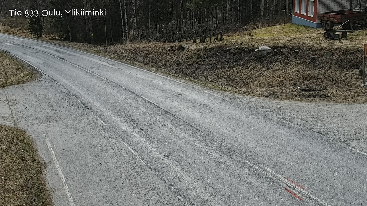Weather Camera Image Road  833 Oulu, Vesala, Oulu, Pohjois-Pohjanmaa