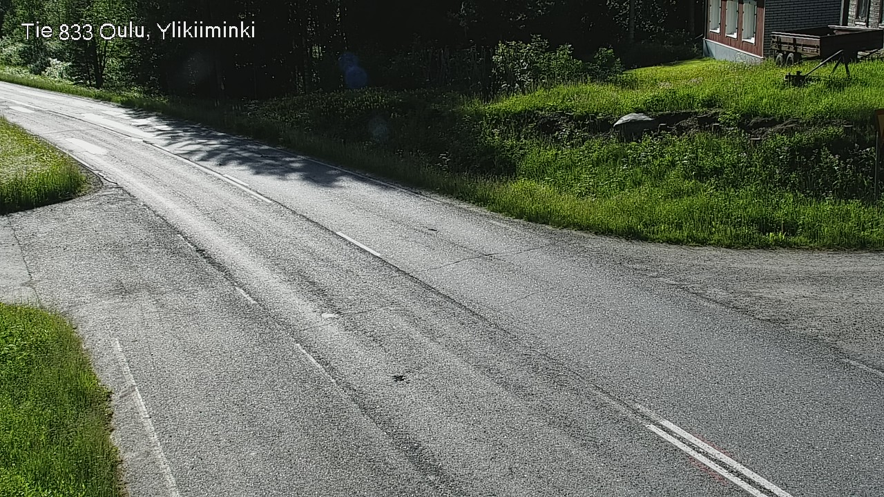 Weather Camera Image Väg  833 Oulu, Vesala, Oulu, Pohjois-Pohjanmaa