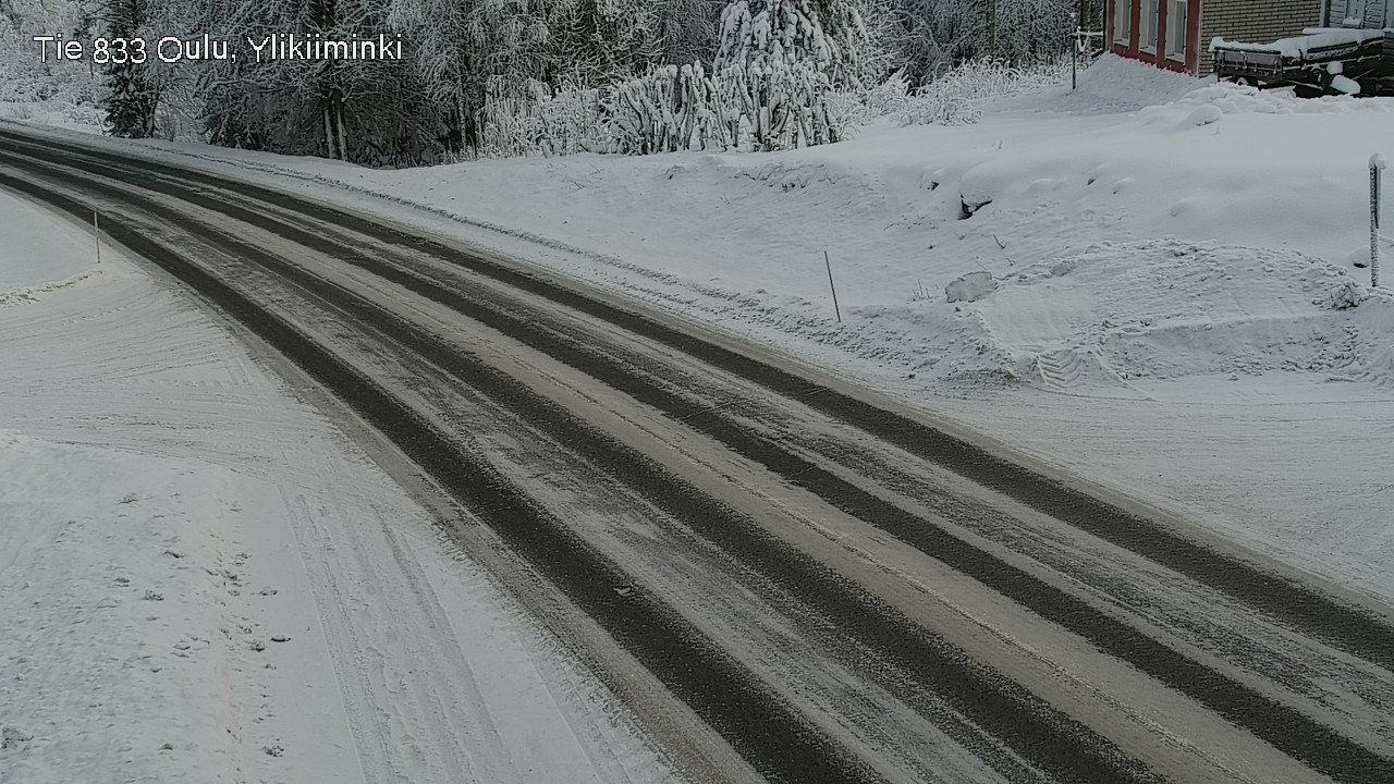 Weather Camera Image Road  833 Oulu, Vesala, Oulu, Pohjois-Pohjanmaa