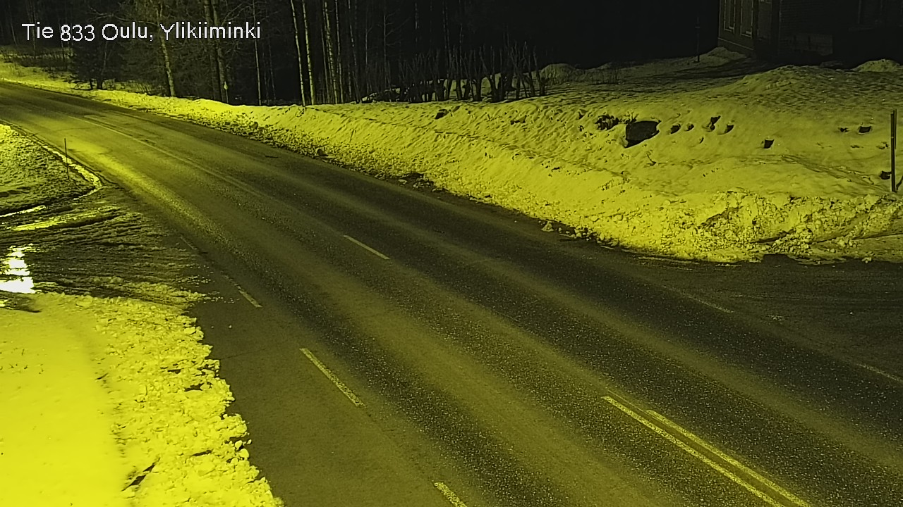 Kelikamerat Kuva Tie 833 Oulu, Vesala, Oulu, Pohjois-Pohjanmaa