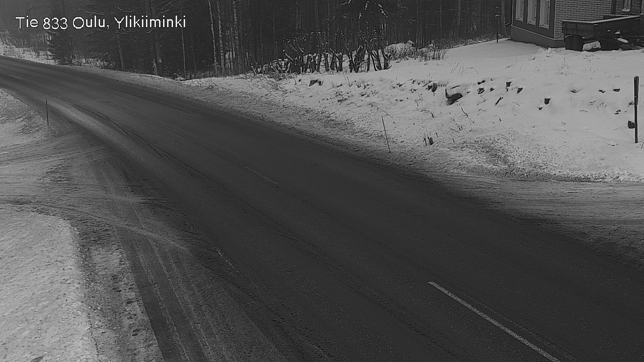Weather Camera Image Road  833 Oulu, Vesala, Oulu, Pohjois-Pohjanmaa